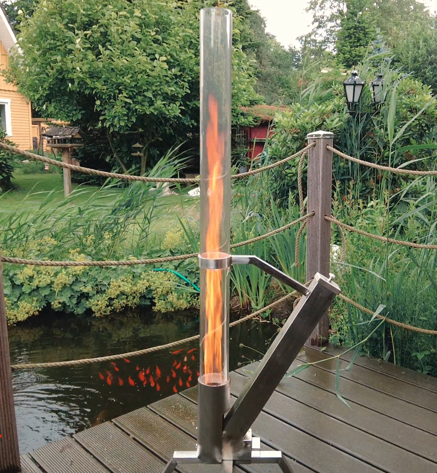 Edelstahl Feuerrohr